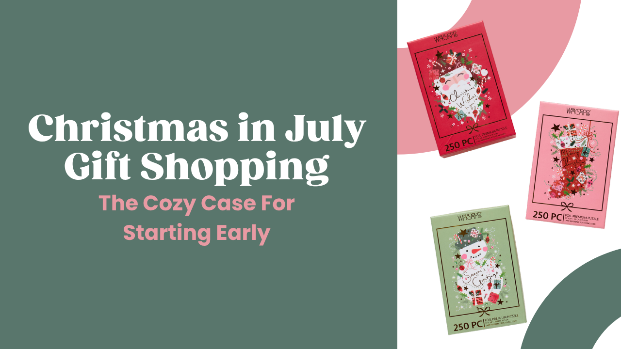 Christmas in July Gift Shopping: The Cozy Case for Starting Early, Christmas Gift Ideas from WerkShoppe, Holiday Puzzles, Towels & Early Gift Finds