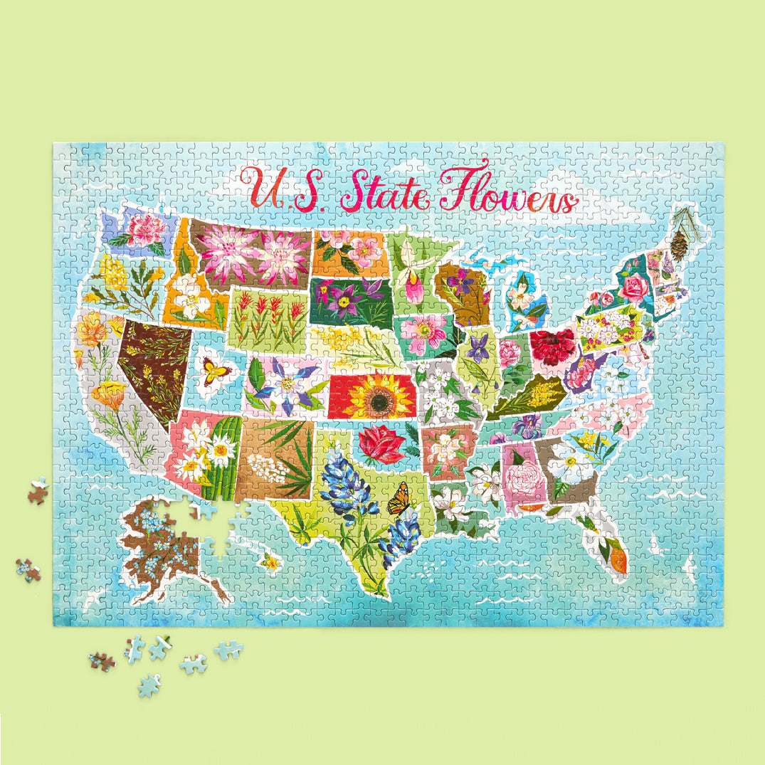 U.S. State Flowers Puzzle | WerkShoppe