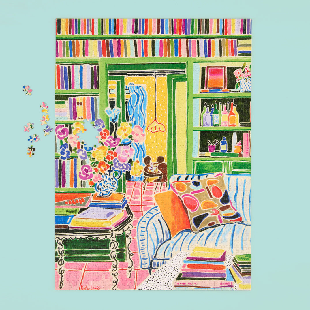 Books & Bouquets 1000 Piece Jigsaw Puzzle | WerkShoppe