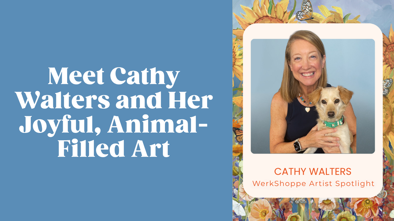 Artist Spotlight: Meet Cathy Walters and Her Joyful, Animal-Filled Art