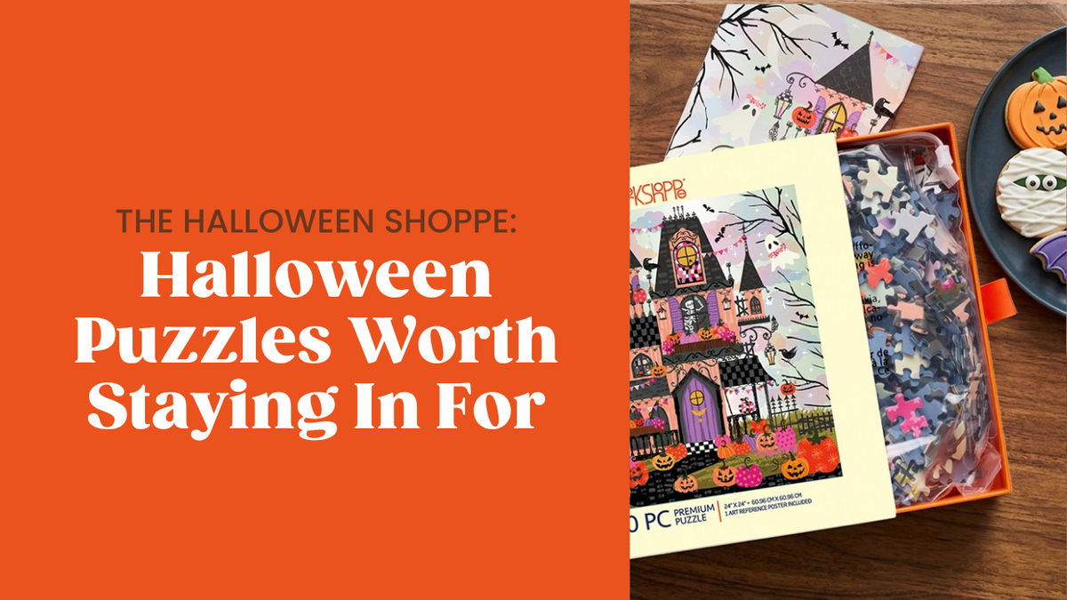 Halloween Puzzles Worth Staying In For, The Haloween Shoppe by WerkShoppe, Halloween Jigsaw Puzzles for Adults