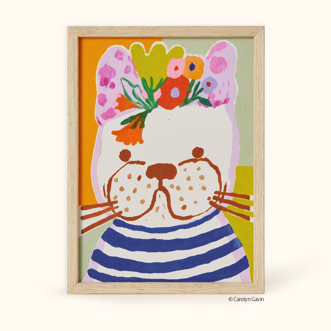 French Bully  | Framed Canvas Art