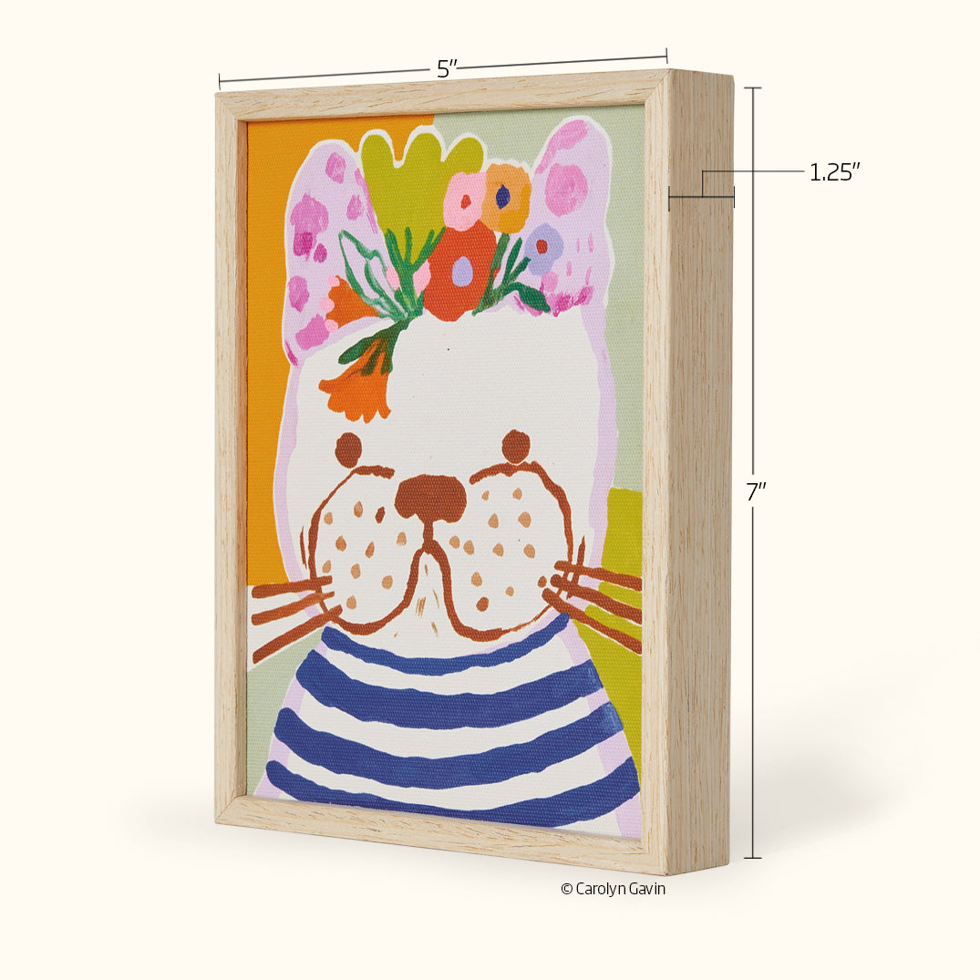 French Bully  | Framed Canvas Art
