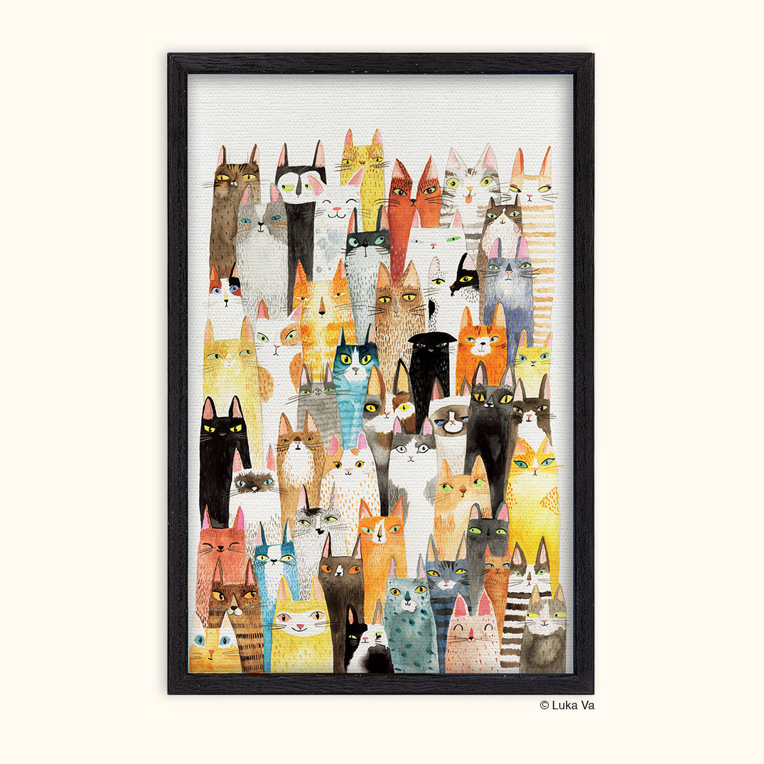 Cat Power | Framed Canvas Art