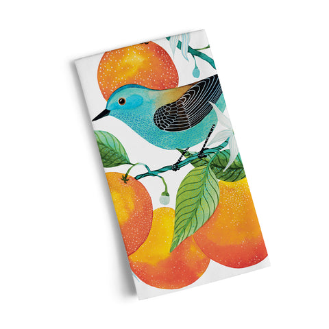 Naranjas Cotton Tea Towel