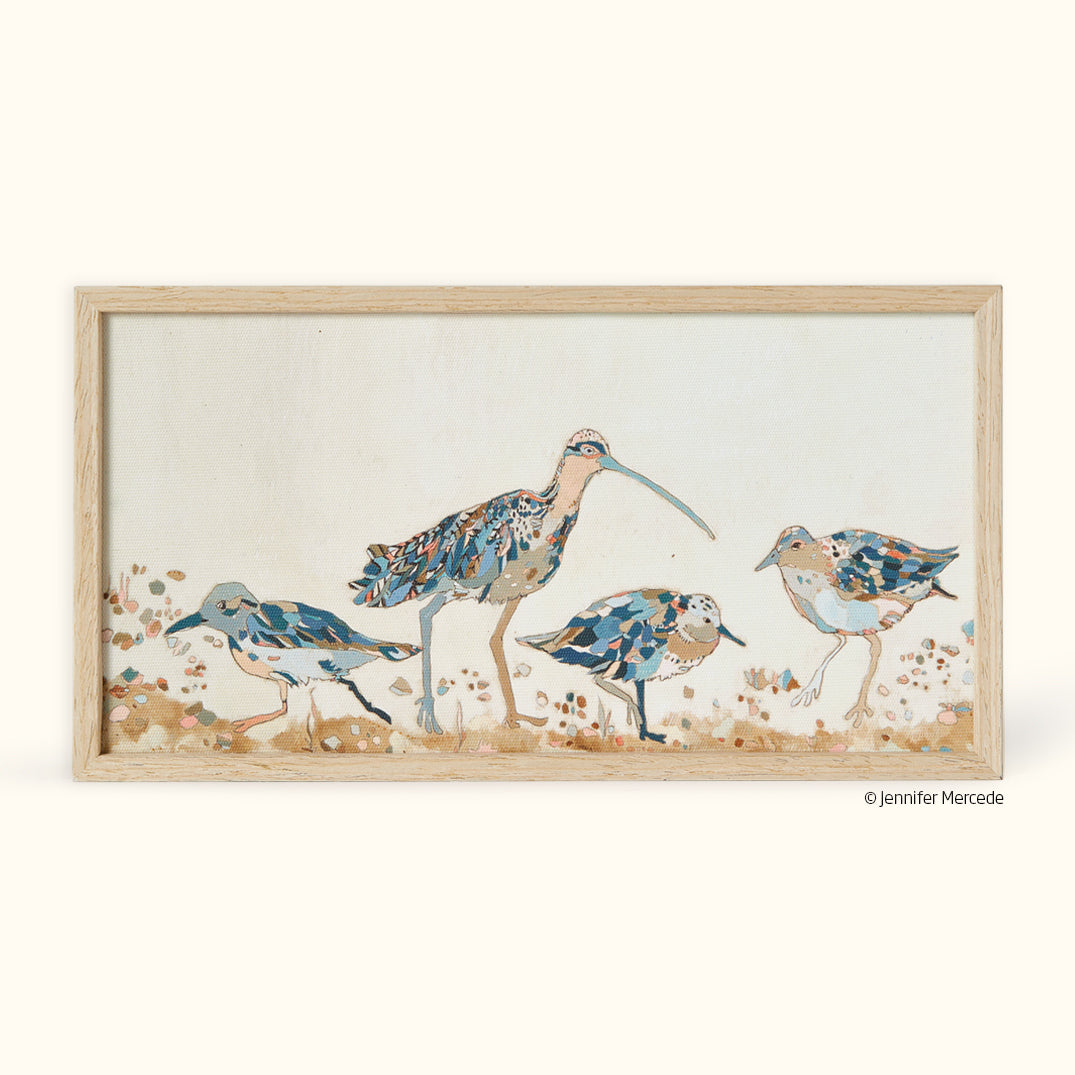 Sea Birds  | Framed Canvas Art