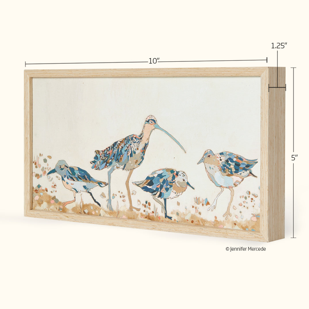 Sea Birds  | Framed Canvas Art