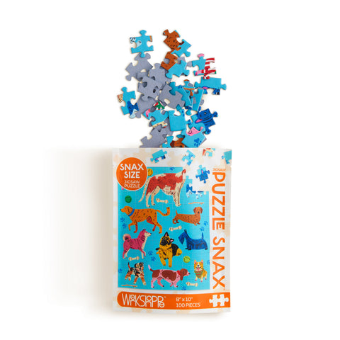 Pooches Playtime 100 Piece Jigsaw Puzzle, dog lovers, cute dogs, artist designed puzzles, Art by Emma Jayne