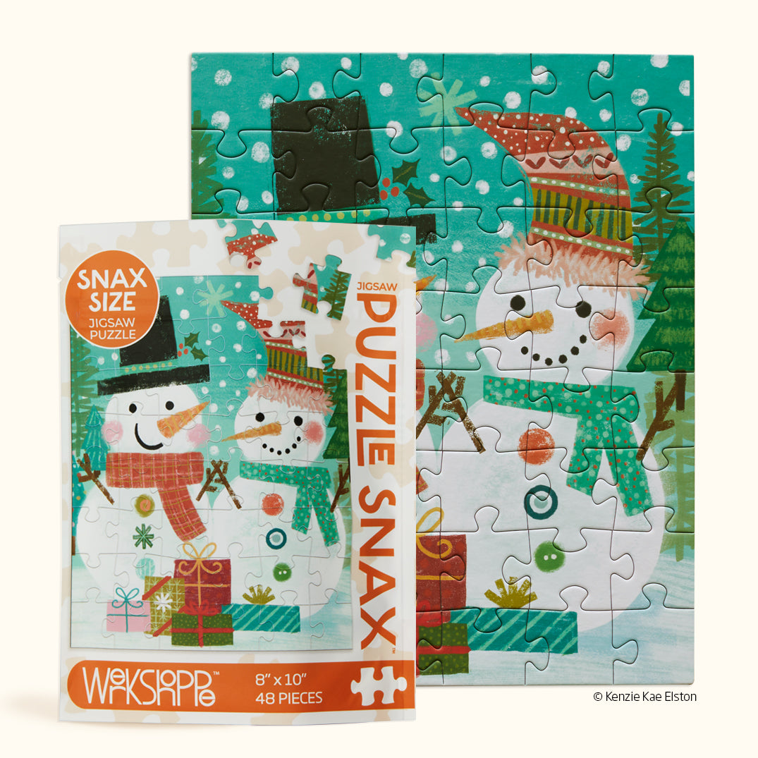 Gift Exchange | 48 Piece Holiday Puzzle Snax