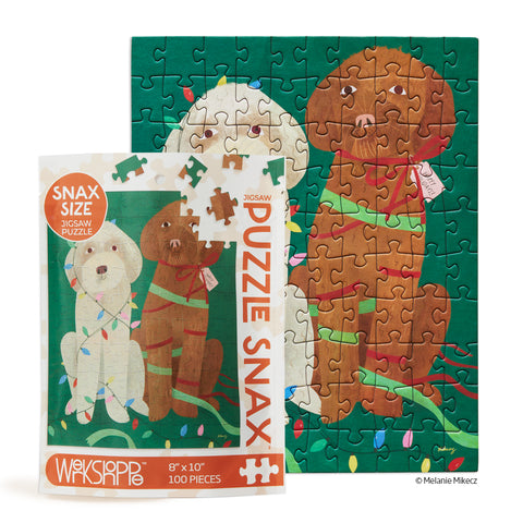 Holiday Helpers | 100 Piece Holiday Puzzle Snax
