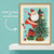 Tippy Santa Holiday Framed Wall Decor