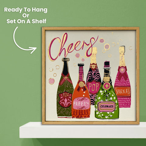 Cheers Holiday Framed Art