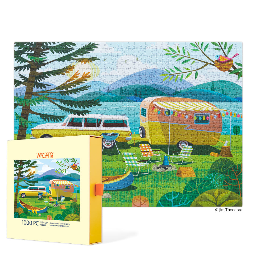 フランシュリッペ　キャンバス　アート Vacation Camper Jigsaw Puzzle | WerkShoppe