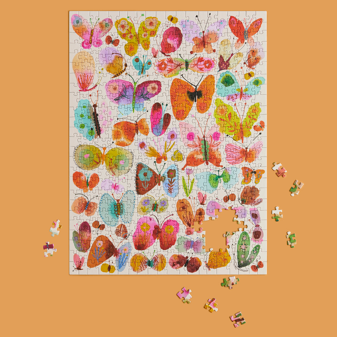 Belize Butterflies 500 Piece Puzzle