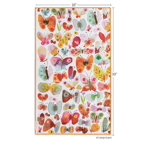 Belize Butterflies Microfiber Towel