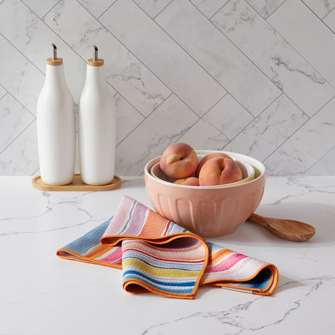 Art by Carolyn Gavin, Belize butterflies, eco-friendly microfiber towels, ultra-absorbent, quick drying
best kitchen towels, microfiber tea towels, artist designed kitchen towels,  colorful stripes