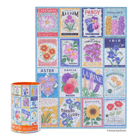 Seed Packets 500 Piece Puzzle