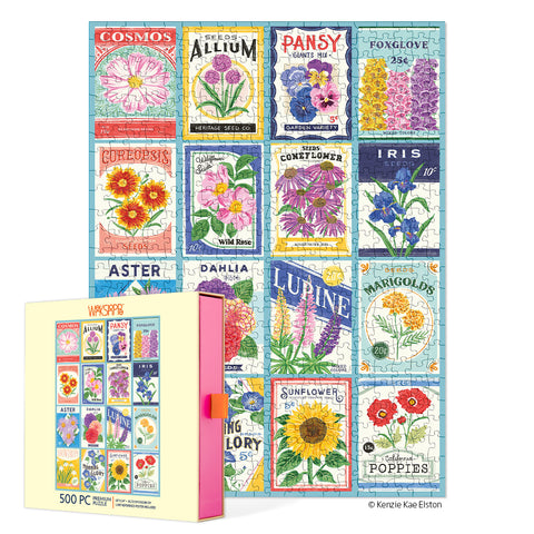 Seed Packets 500 Piece Puzzle