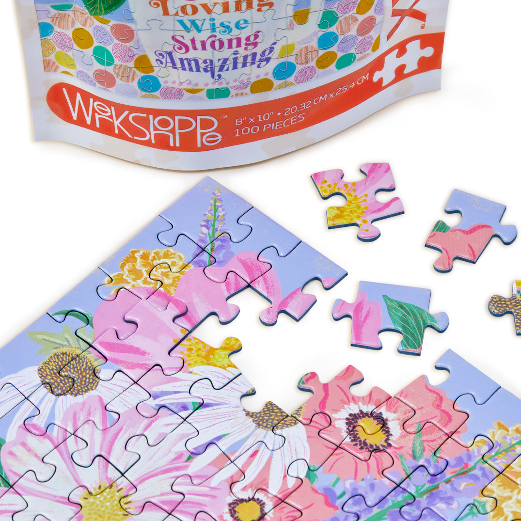 Kind Loving Strong 100 Piece Puzzle Snax