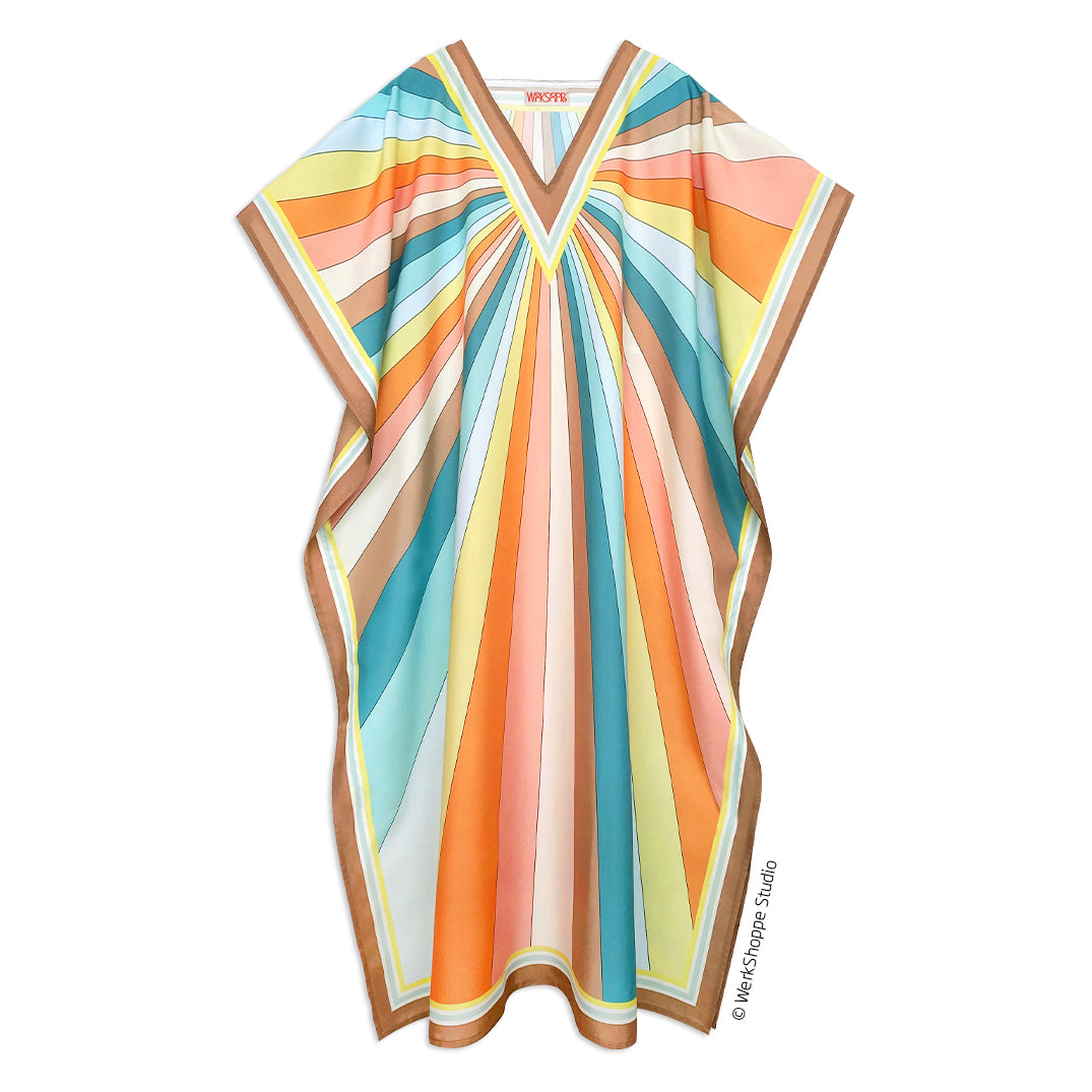 Sunburst Retro Sundress Caftan | WerkShoppe