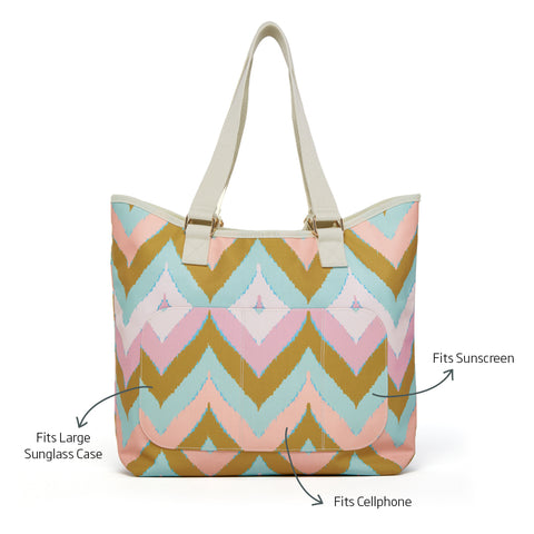 Chevron Go Big Tote Bag