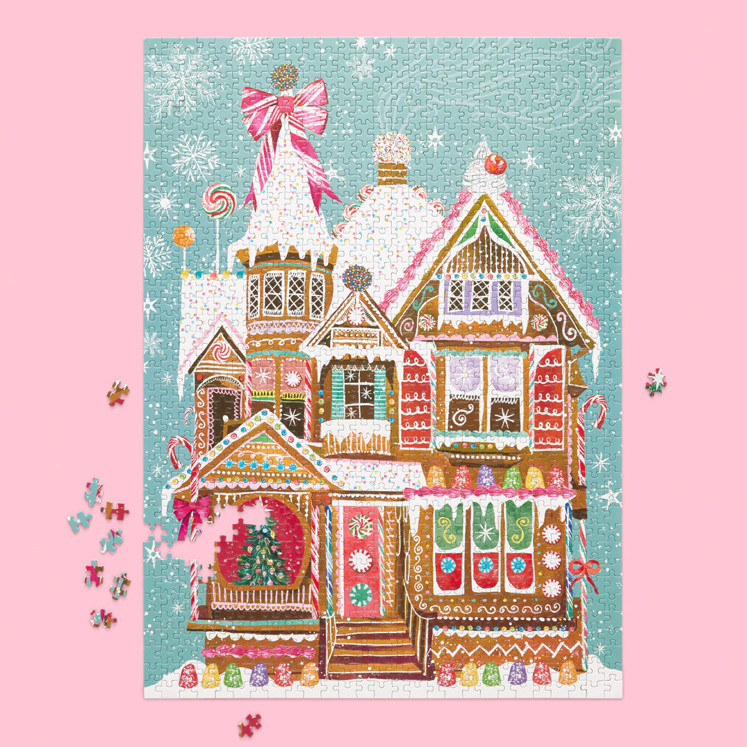 Gingerbread House Holiday Puzzle WerkShoppe gingerbread-house-holiday-puzzle-werkshoppe