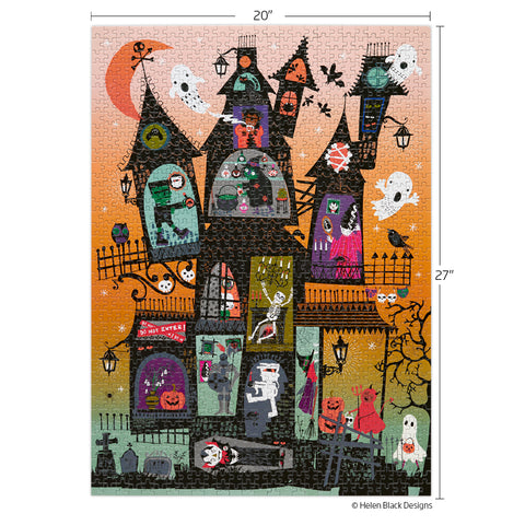 Haunted House 1000 Piece Halloween Puzzle