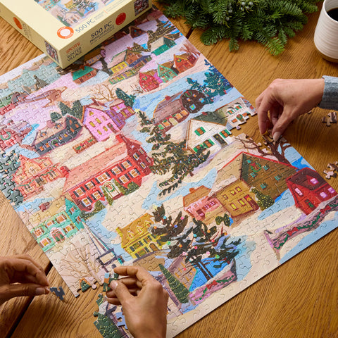 Winter Village 500 Piece Puzzle