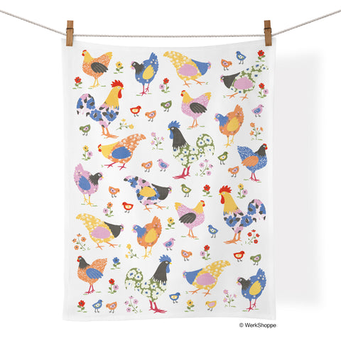 hens and chicks, artistic cotton towels, cotton tea towels, kitchen decor, 100% cotton kitchen towel,
where to buy tea towels, tea towels for sale,
cool dish towels, cotton kitchen towels,