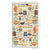 Art by Kenzie Kae Elston, cooking & baking, foodies, vintage kitchen, retro pattern, best kitchen towels, artist designed kitchen towels 