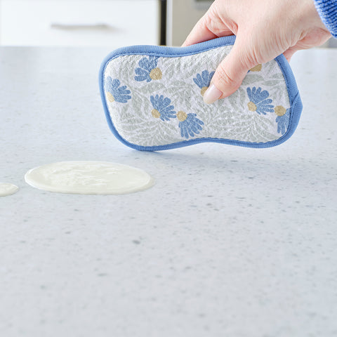 Blue Coneflower Scrubbie Set