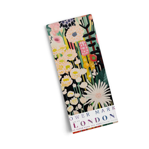 Flower Market Cotton Tea Towel, artistic cotton towels, cotton tea towels, kitchen decor, 100% cotton kitchen towel,
where to buy tea towels, tea towels for sale
