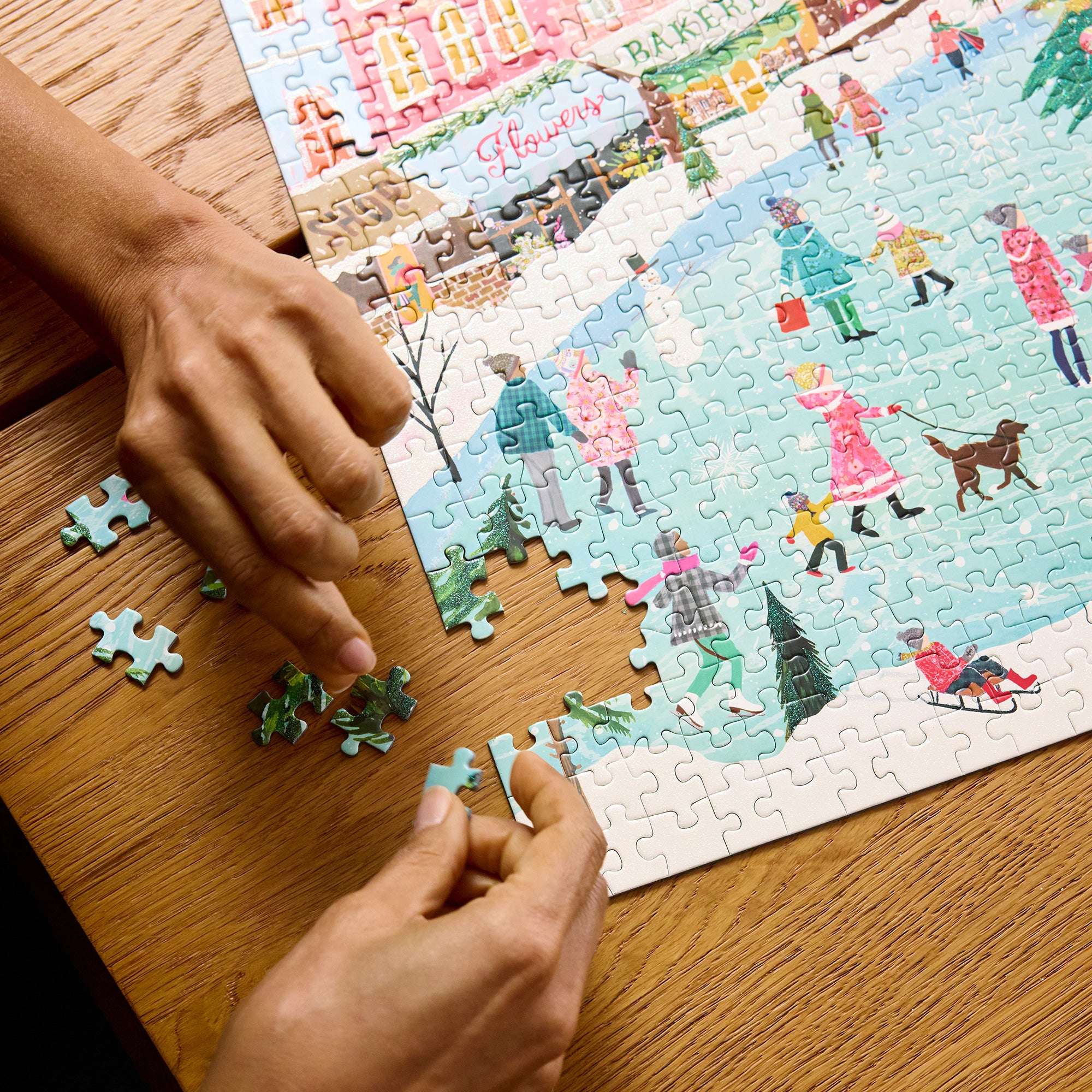 Town Square 1000 Piece Puzzle