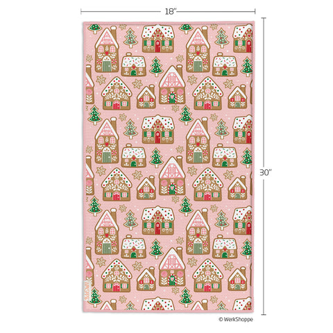 Gingerbread Cookies Microfiber Kitchen Towel