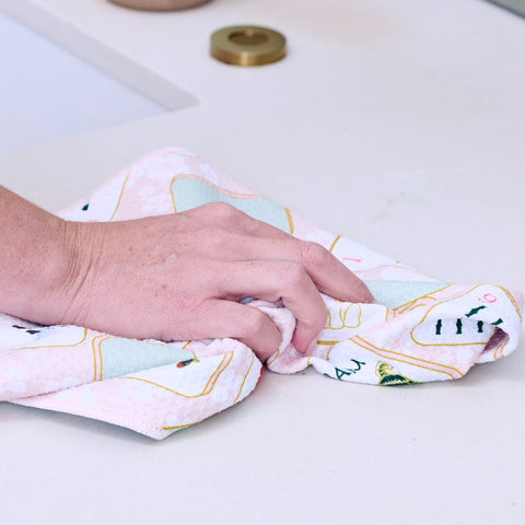 Mahjong Microfiber Kitchen Towel