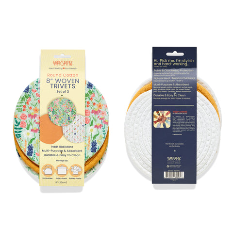 Wildflowers Cotton Kitchen Trivets