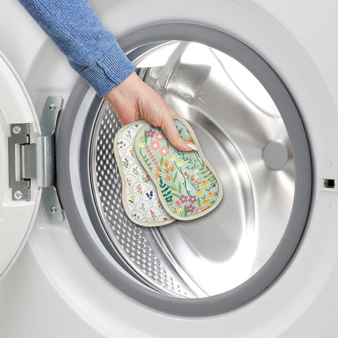 Wildflowers Microfiber Scrubbie Set