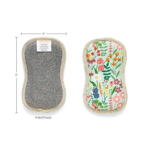 Wildflowers Microfiber Scrubbie Set