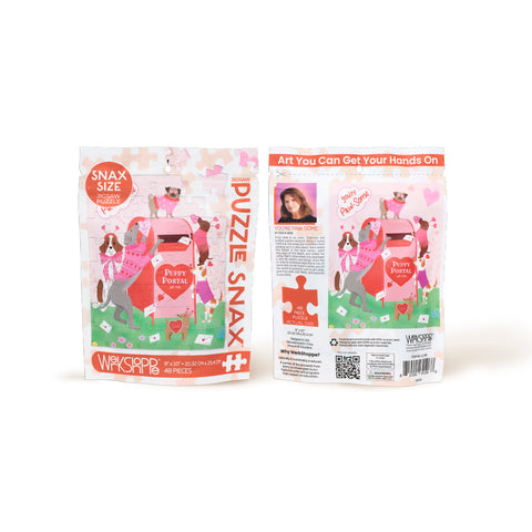 You're Paw-some 48 Piece Puzzle Snax, valentines day puzzle, gift for animal lovers, jigsaw puzzles for kids, puzzle snax for kids, childrens puzzles, cool jigsaw puzzles, fun puzzles