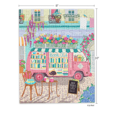 Mobile Book Club 100 Piece Puzzle Snax, book lovers, jigsaw puzzles for kids, puzzle snax for kids, childrens puzzles, cool jigsaw puzzles, fun puzzles, cool gifts for kids