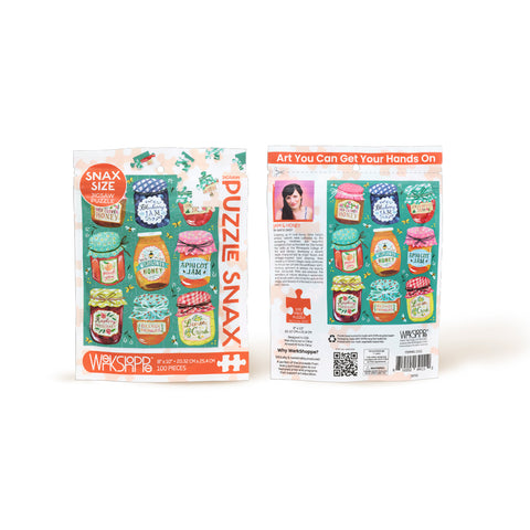 Jam & Honey 100 Piece Puzzle Snax, jigsaw puzzles for kids, puzzle snax for kids, childrens puzzles, cool jigsaw puzzles, fun puzzles