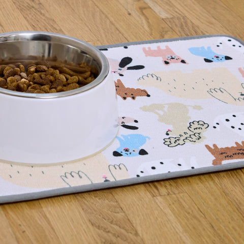 Pooches & Pups Pet 
Bowl Mat
