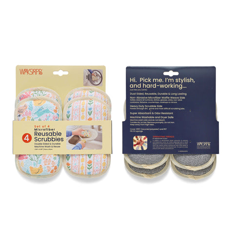 Springtime Friends Microfiber Scrubbie Set