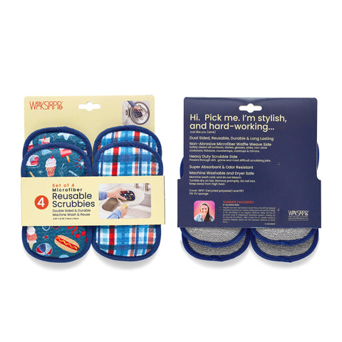 Summer Favorites Microfiber Scrubbie Set