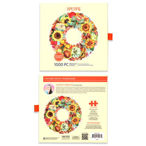 Harvest Wreath 1000 Piece Puzzle