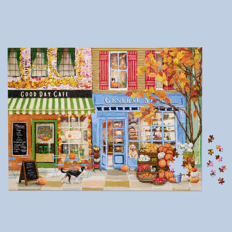 Autumn On Main Puzzle 1000 Piece Puzzle