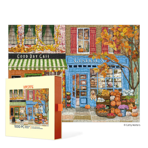 Autumn On Main Puzzle 1000 Piece Puzzle
