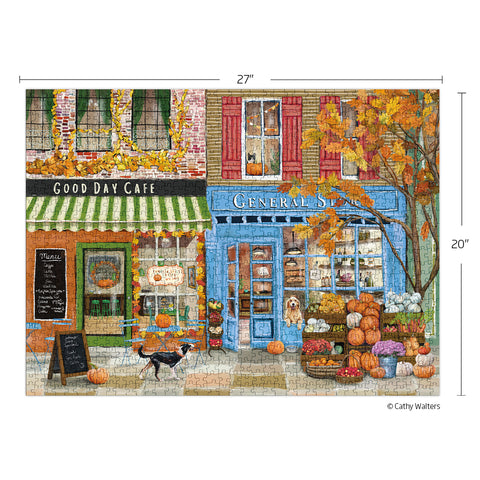 Autumn On Main Puzzle 1000 Piece Puzzle