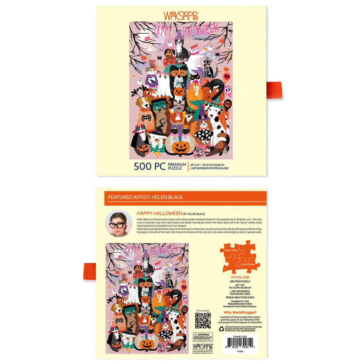 Happy Halloween 500 Piece Puzzle