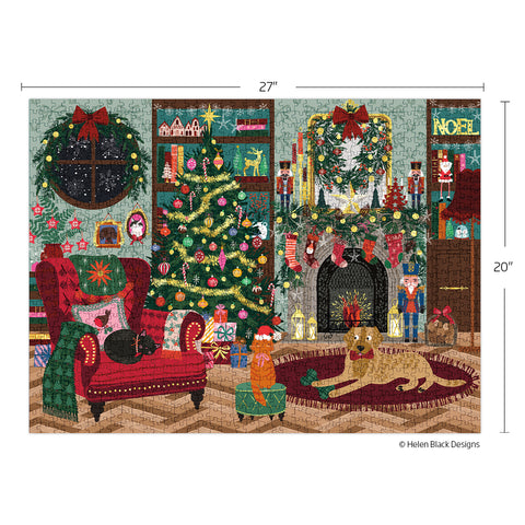 Festive Family Room 1000 Piece Puzzle